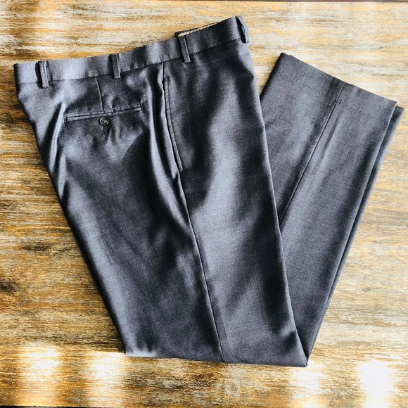 Calvin Klein Other - Calvin Klein Charcoal Gray Wool Dress Pants 36/32